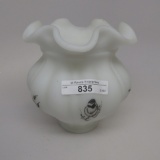 Fenton HP Satin vase 5