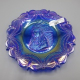 West Blue carnival Indian plate