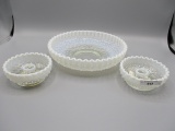 Fenton Diamond lace 3 pc console set