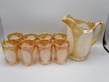 MArigold Frosted 7pc Windmill water set