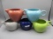 5 Fiesta ware milk pitchers- all to be consider scarce to rare