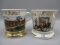 2 Advertising shaving mugs as shown