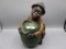 Black Americana large black boy holding watermelon humidor 10