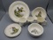 Tray lot Roy Rogers and Hopalong cassidy as shown porcelain plates and bowl