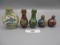 5 oriental snuff bottles as shown