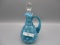 Nwood blue opal Ring Neck coin spot cruet