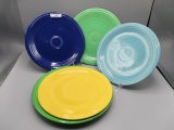 5 Fiesta ware plates - 4 @ 9.5