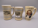 3 rootbeer mugs- Lash's / Schusters / Hires