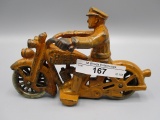 Cast Iron Motorcycle Police Harley DAvidson