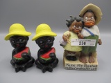 Black Americana 3 figures as shown