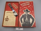 Hopalong Cassidy watch in original box as shown