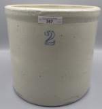 #2 gallon salt glaze crock