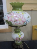 1950's table lamp, hand painted