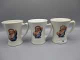 3 Hires Rootbeer mugs