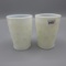 2 Fenton Moonstone Apple Tree Tumblers