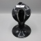 Tiffin Black Ebony JIP/Tulip Candleholder