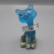 Fenton HP Lagoon Blue Happy Kitty - Lighthouse FACGA 2012