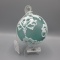 Pilgrim Cameo Glass vase, C Carpenter Ornament- Ivory Scroll