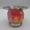 Fenton Red Carnival Frolicking Bears Spittoon ICGA 2001