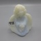 Fenton HP Satin Milkglass Angel