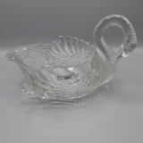 Cambridge Crystal Swan Centerpeice Bowl 12