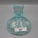 Fenton Aqua Irid. Candle Holder