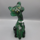 Fenton HP Emerald Green Alley Cat Rosso Exclusive