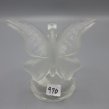 Fenton Satin Crystal Butterfly on Branch