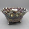 Nwood purple Wild Rose candy dish w/ points up.