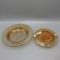 2 marigold ashtrays