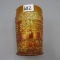 Fenton marigold Orange Tree Scroll tumbler