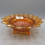 Nwood pumpkin marigold Wild Rose candy dish w/ points out. NICE!!