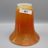 Carnival Glass lamp shade as shown- MArigold on moonstone