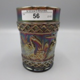 Dugan purple Stork & Rushes Banded tumbler- Rare