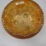 Fenton mari Stag & Holly giant rosebowl