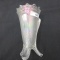 Nwood white Daisy & Drape flared vase