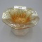 Millersburg radium marigold Leaf & Little Flowers ruffled compote