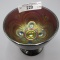 Imperial elec purple Scroll Embossed miniature round compote.