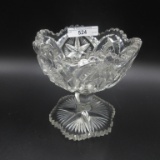 Millersburg Crystal-Ohio Star jelly compote