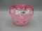 Fenton cranberry Dot Optic jar 4