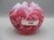 Fenton cranberry opalescent satin Daisy & Fern 4