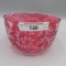 Fenton Cranberry opalescent Daisy & Fern 3