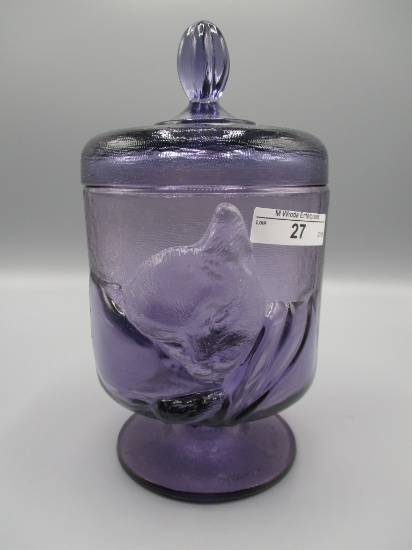 Fenton purple Chessie box