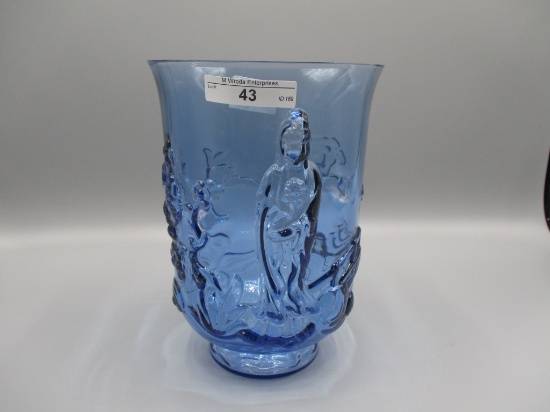 Fenton Sample color Empress vase (Original Sample Color Tag Lost)