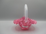 Fenton cranberry opalescent Daisy Optic 7