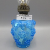 Fenton blue opalescent 