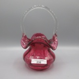 Fenton Country Cranberry basket