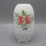 Fenton Roses & Forget Me NOts fairy lamp. Gift Shop exclusive 2005