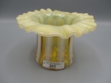 Fenton autumn gold opal Rib Optic whimsy hat, SUPER CUTE PIECE