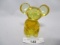 Fenton hand painted mouse- Vaseline